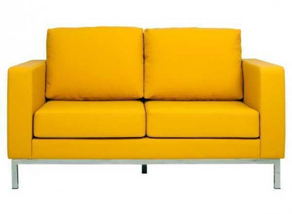 Faux leather couch living landscape 2-seater design modern sofa sofas couch new